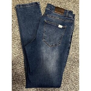 Barbell Apparel Jeans Mens 30 Blue Tapered Stretch Mid‎ Rise Denim Casual